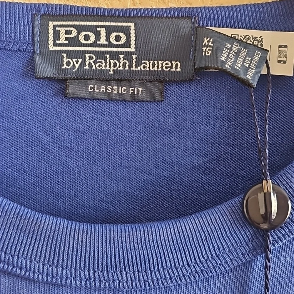 Polo by Ralph Lauren 1967 Crew Blue T-Shirt. - Picture 3 of 7